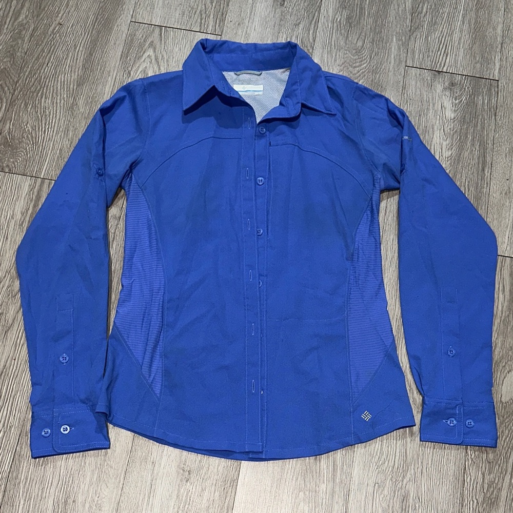 Columbia Women's Royal Blue Button Down Shirt